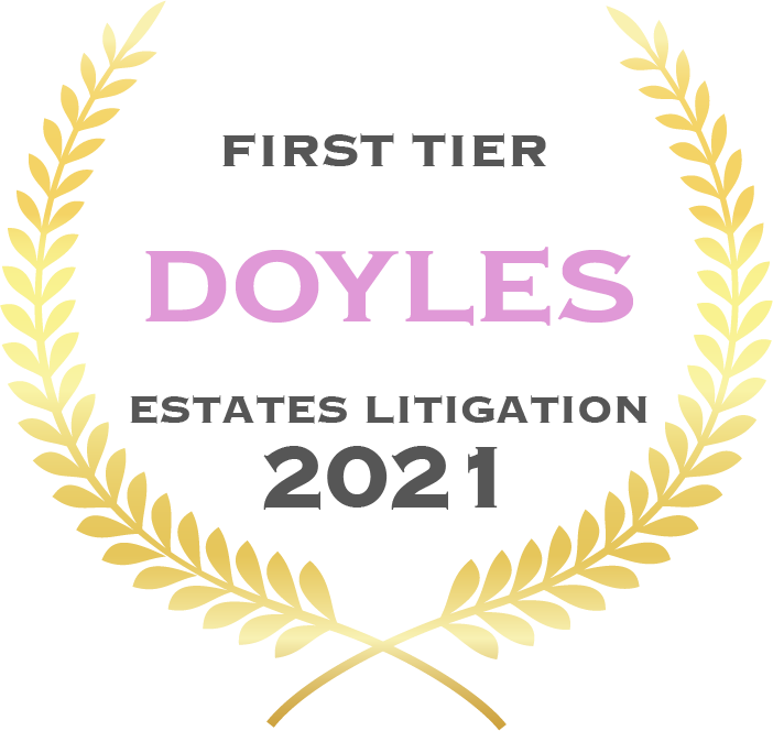 'First Tier' Leading Wills, Estates & Succession Planning Law Firms – Queensland, 2021 16 Your Trusted Wills and Estates Lawyers in Melbourne